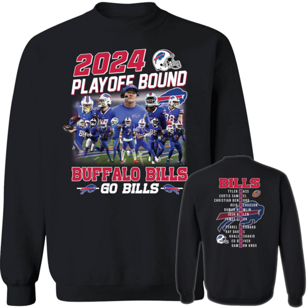 Buffalo Bills 2024 Playoff Bound Go Bills Sweatshirt