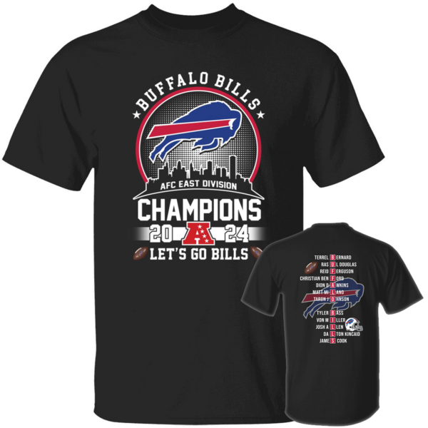 Buffalo Bills AFC East Division Champions 2024 Let's Go Bills Shirt