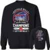 Buffalo Bills AFC East Division Champions 2024 Let's Go Bills Sweatshirt