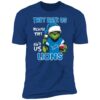 Grinch They Hate Us Because They Ain't Us Lions Premium Shirt