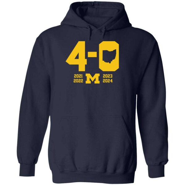 Michigan Football 4 0 In The Game Hoodie