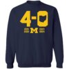 Michigan Football 4 0 In The Game Sweatshirt