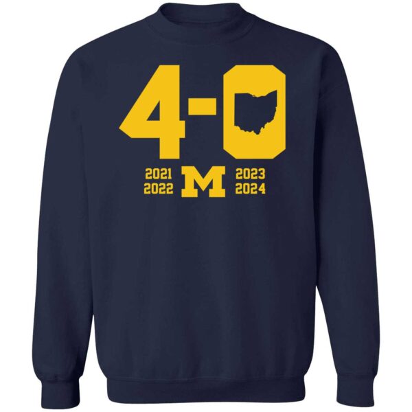 Michigan Football 4 0 In The Game Sweatshirt