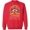 3 Times In A Row Afc Champions 2024 2025 Kansas City Chiefs Sweatshirt