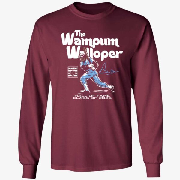 Dick Allen The Wampum Walloper Hall Of Fame Class Of 2025 Long Sleeve