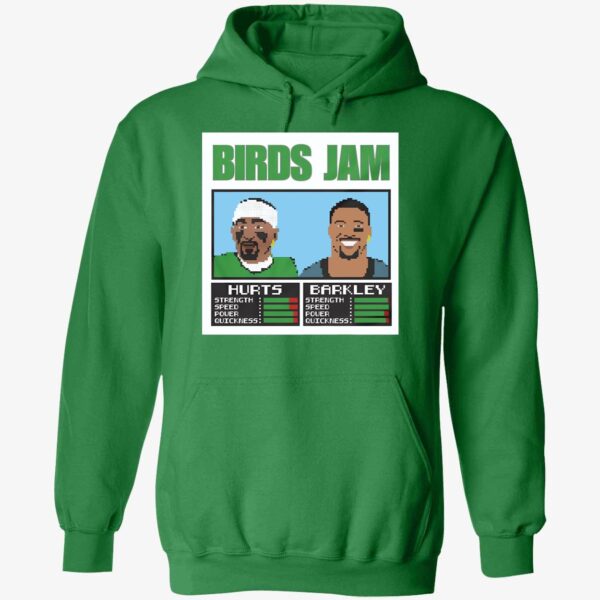 Jalen Hurts Saquon Barkley Birds Jam Hoodie