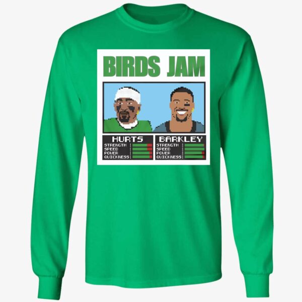 Jalen Hurts Saquon Barkley Birds Jam Long Sleeve