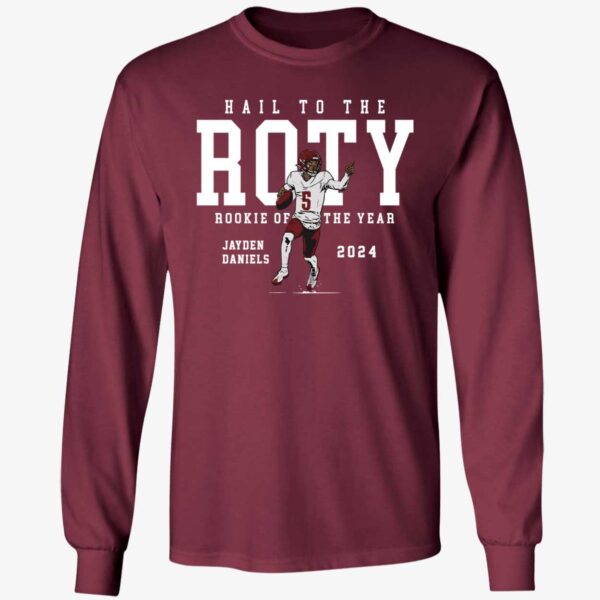 Jayden Daniels Rookie Of The Year 2024 Long Sleeve