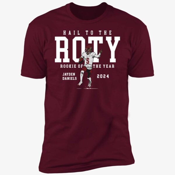 Jayden Daniels Rookie Of The Year 2024 Premium Shirt