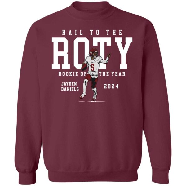 Jayden Daniels Rookie Of The Year 2024 Sweatshirt