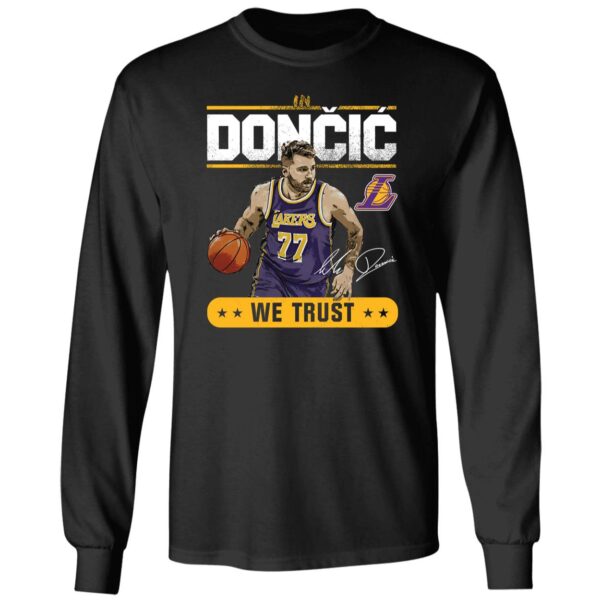 Luka Doncic Lakers In Doncic We Trust Long Sleeve