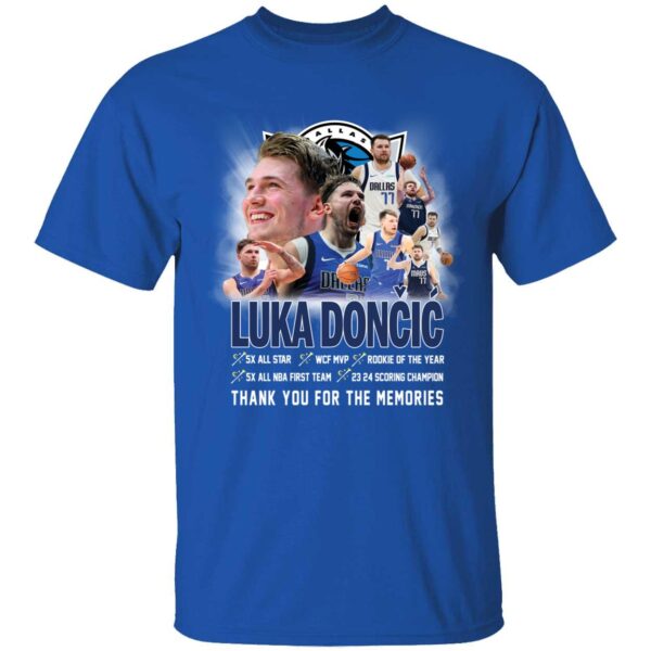 Luka Doncic Thank You For The Memories Shirt