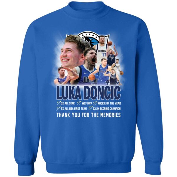 Luka Doncic Thank You For The Memories Sweatshirt