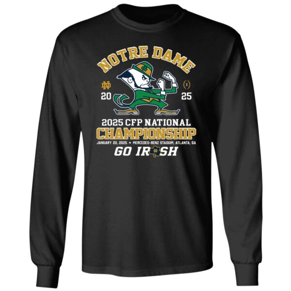 Notre Dame 2025 Cfp National Championship Go Irish Long Sleeve