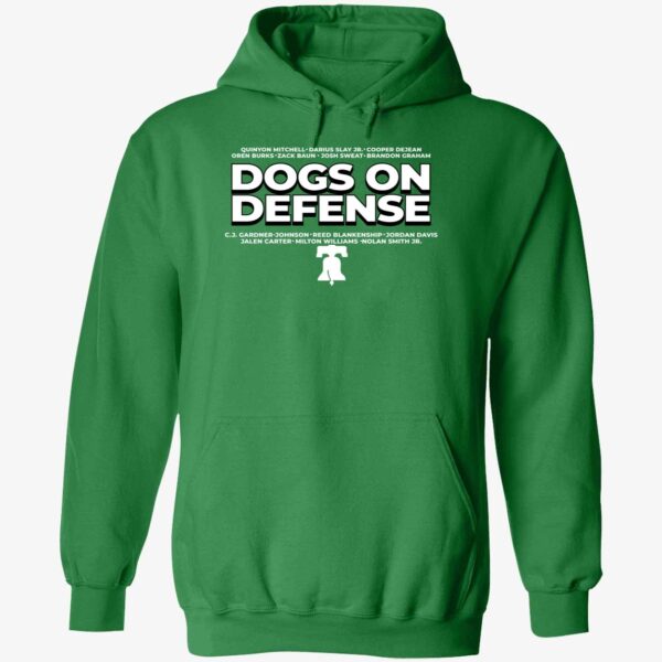 Philadelphia Football Dogs On Defense Hoodie