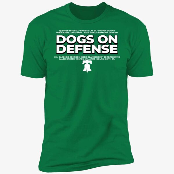 Philadelphia Football Dogs On Defense Premium Shirt
