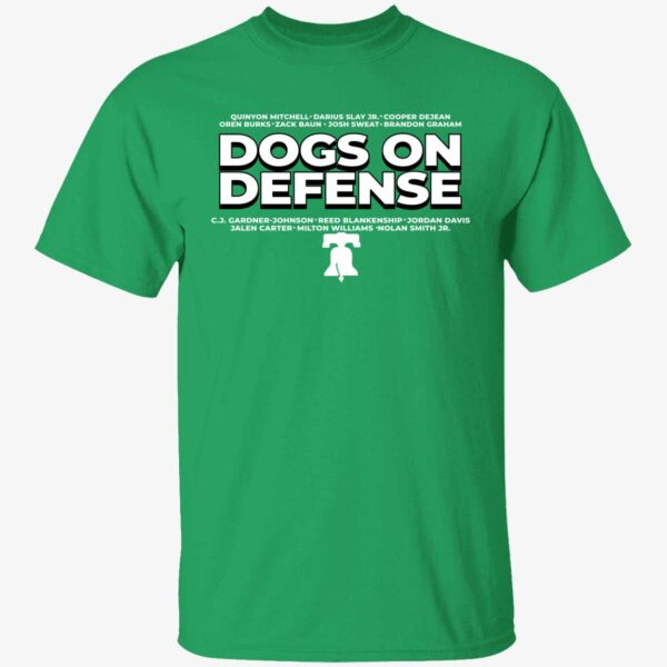 Philadelphia Football Dogs On Defense Shirt