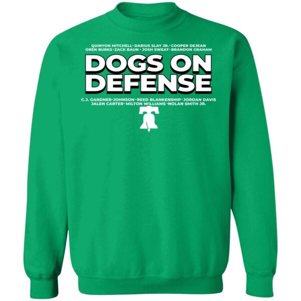 Philadelphia Football Dogs On Defense Sweatshirt