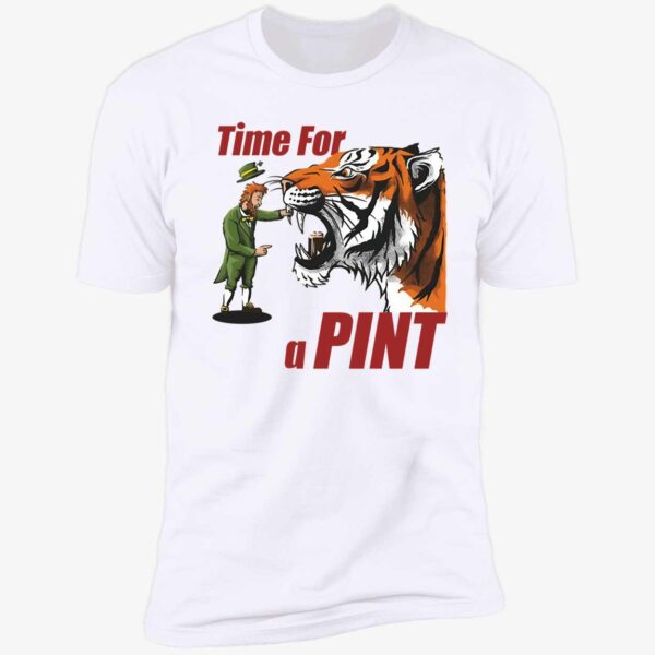 Time For A Pint Tiger St Patrick's Day Premium Shirt