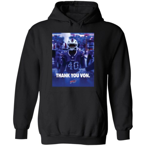 Buffalo Bills Thank You Von Miller Hoodie