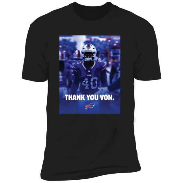 Buffalo Bills Thank You Von Miller Premium Shirt