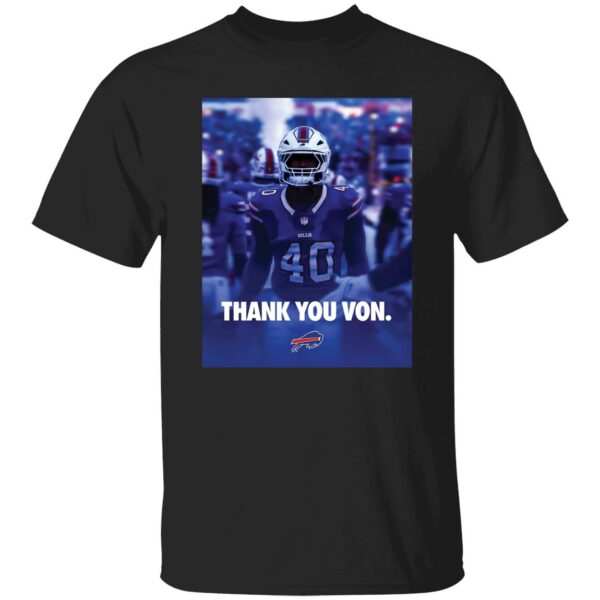 Buffalo Bills Thank You Von Miller Shirt