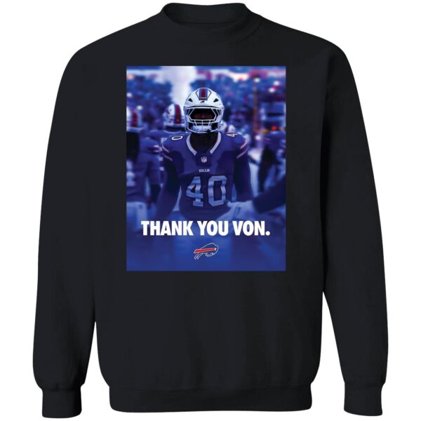 Buffalo Bills Thank You Von Miller Sweatshirt