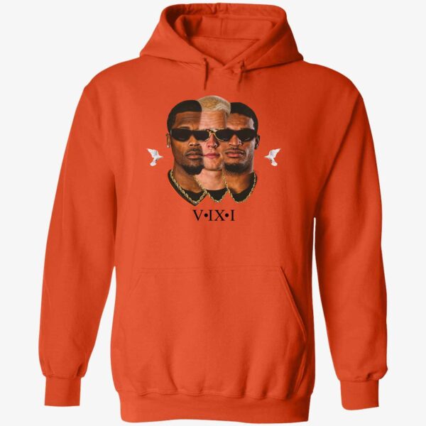 Cincinnati Bengals V IX I Tee Higgins Joe Burrow Ja'mar Chase Hoodie