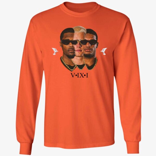 Cincinnati Bengals V IX I Tee Higgins Joe Burrow Ja'mar Chase Long Sleeve