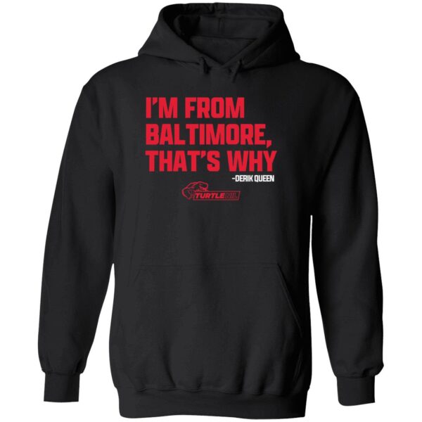 Derik Queen I'm From Baltimore Orange Hoodie