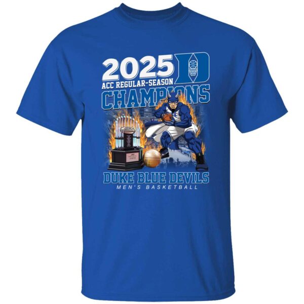 Duke Blue Devils 2025 Acc Regular Season Champions Shirt
