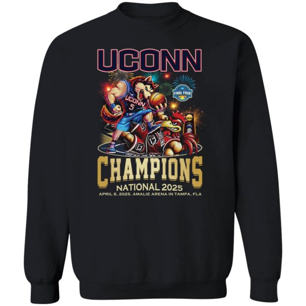 Uconn Huskies Basketball 2025 National Champions Sweatshirt